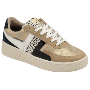 Gola Gold and Black Retro Sneakers